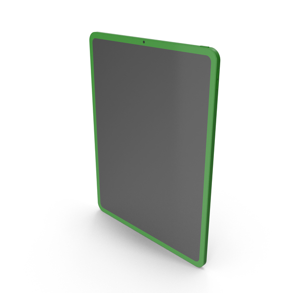 Computer: Green Tablet PNG & PSD Images