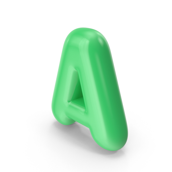 Language: Green Toon Balloon Letter A PNG & PSD Images Language: Green Toon Balloon Letter A PNG & PSD Images