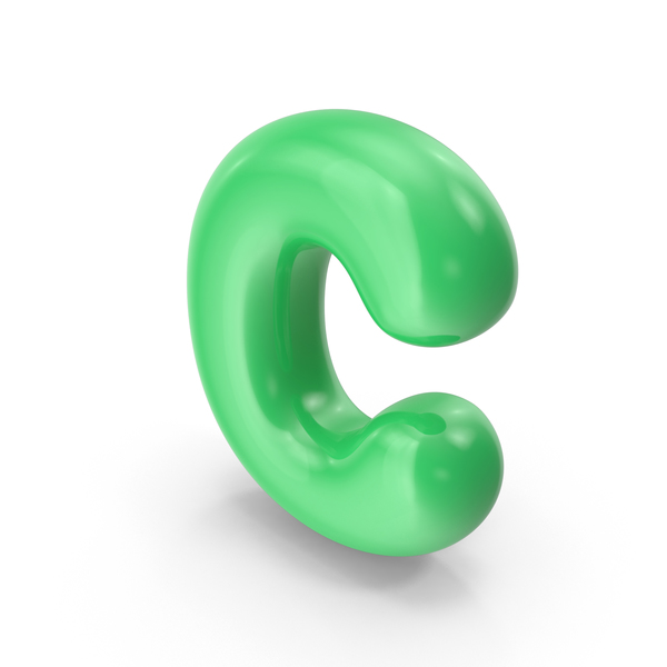 Green Toon Balloon Letter C PNG Images & PSDs for Download | PixelSquid ...