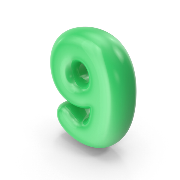Green Toon Balloon Number 9 PNG & PSD Images Green Toon Balloon Number 9 PNG & PSD Images