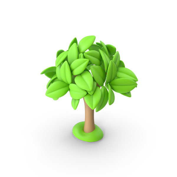 Cartoon: Green Tree PNG & PSD Images