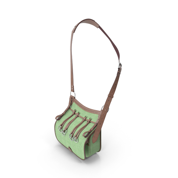 Green Vintage Leather Hunting Crossbody Bag PNG & PSD Images Green Vintage Leather Hunting Crossbody Bag PNG & PSD Images