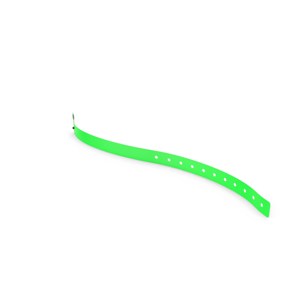 Bracelet: Green Vinyl Wristband Plain Wavy PNG & PSD Images Bracelet: Green Vinyl Wristband Plain Wavy PNG & PSD Images