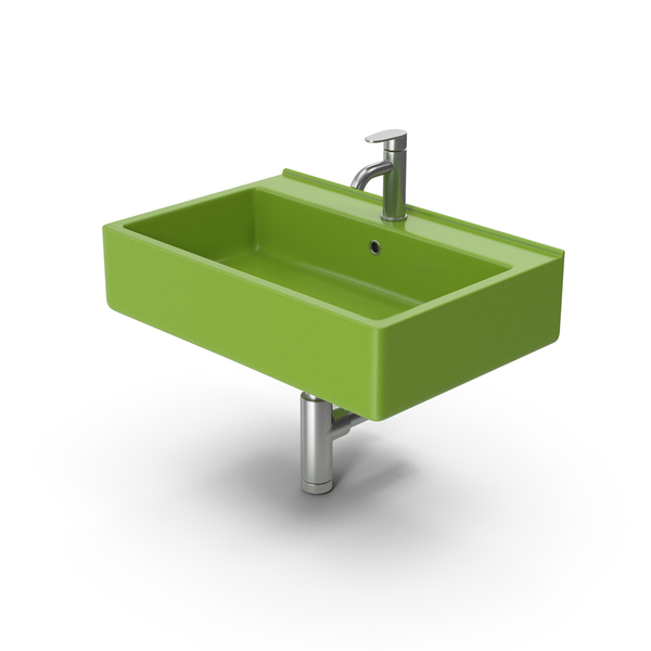 Sink: Green Wash Basin PNG & PSD Images