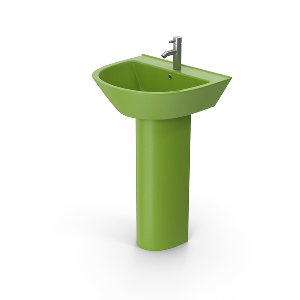 Sink: Green Wash Basin PNG & PSD Images