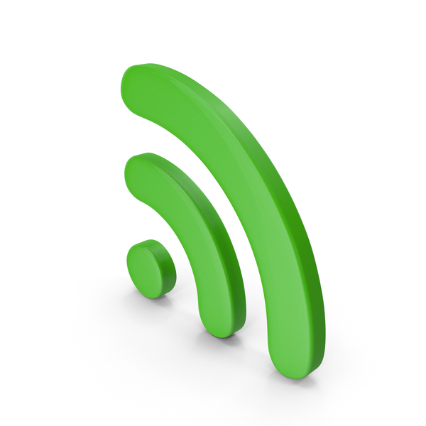 Symbols: Green WiFi Hotspot Symbol PNG & PSD Images