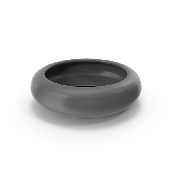 General Decor: Grey Decorative Accessory Plate PNG & PSD Images