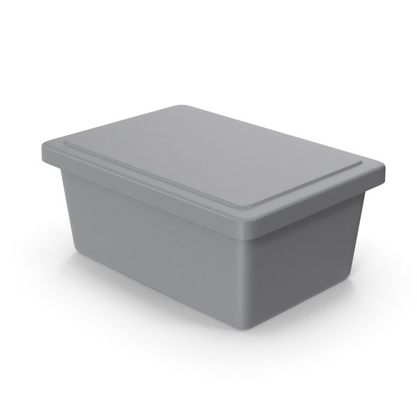 Food: Grey Plastic Container PNG & PSD Images