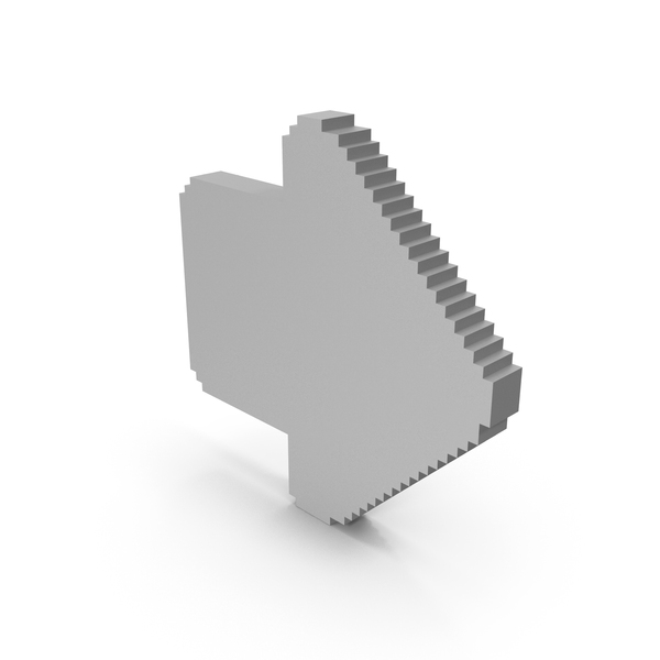 Symbols: Grey Voxel Arrow PNG & PSD Images Symbols: Grey Voxel Arrow PNG & PSD Images