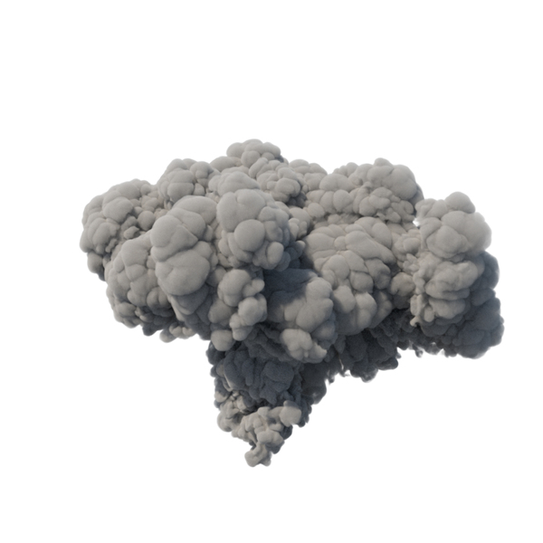 Bomb: Ground Explosion Smoke Only PNG & PSD Images