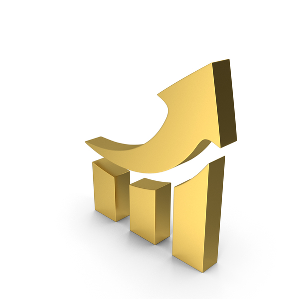 Growth Chart Icon Gold PNG Images & PSDs for Download | PixelSquid ...