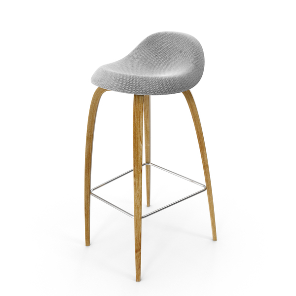 Stool: GUBI 33D Fully Upholstered Hallingdal PNG & PSD Images Stool: GUBI 33D Fully Upholstered Hallingdal PNG & PSD Images