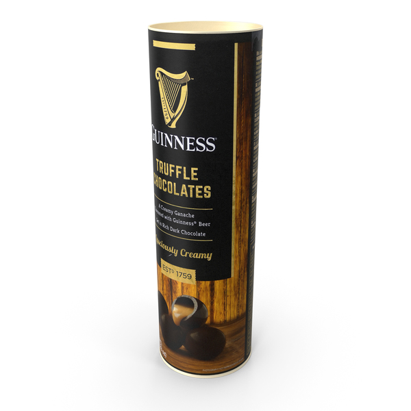 Box Of: Guiness Truffle Chocolates Package Tube320g 2020 PNG & PSD Images Box Of: Guiness Truffle Chocolates Package Tube320g 2020 PNG & PSD Images