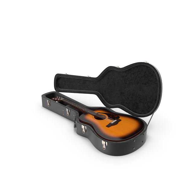 Acoustic: Guitar in a case PNG & PSD Images Acoustic: Guitar in a case PNG & PSD Images