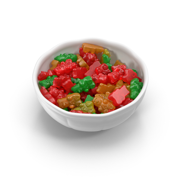 Bear: Gummy Bowl PNG & PSD Images Bear: Gummy Bowl PNG & PSD Images