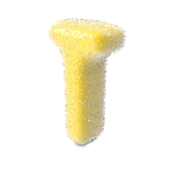 Language: Gummy Candy Alphabet Letter T PNG & PSD Images