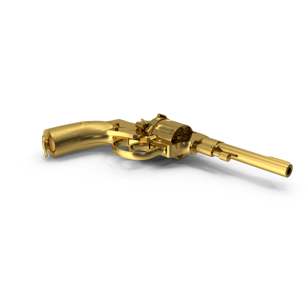 Gun Revolver Nagant M1895 4 Gold PNG & PSD Images Gun Revolver Nagant M1895 4 Gold PNG & PSD Images