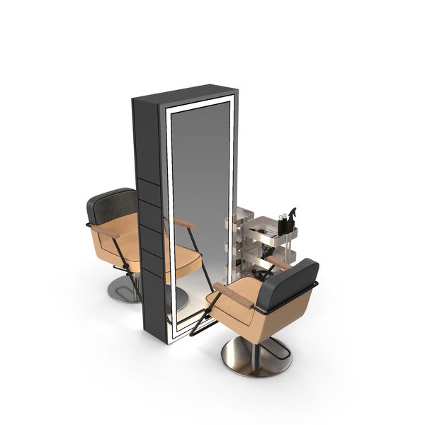 Salon Chair: Hairdresser Unit PNG & PSD Images Salon Chair: Hairdresser Unit PNG & PSD Images