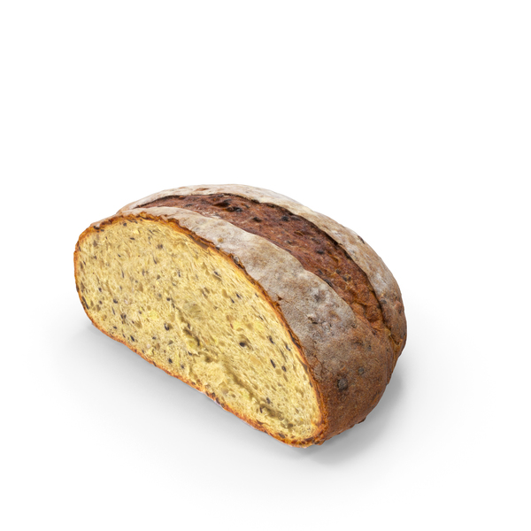 Half of Artisan Bread PNG & PSD Images Half of Artisan Bread PNG & PSD Images