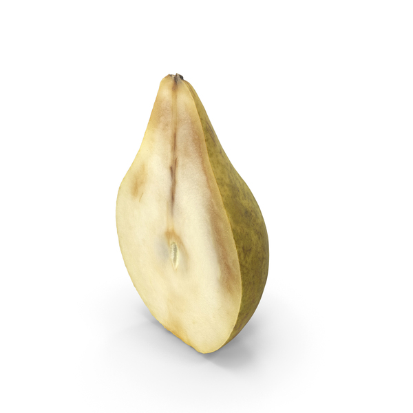 Half Of Pear PNG & PSD Images Half Of Pear PNG & PSD Images