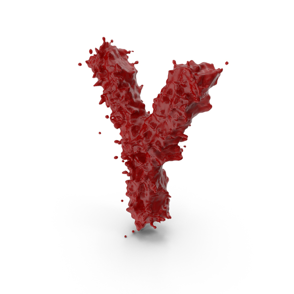 Roman Alphabet: Halloween Bloody Letter Y PNG & PSD Images Roman Alphabet: Halloween Bloody Letter Y PNG & PSD Images