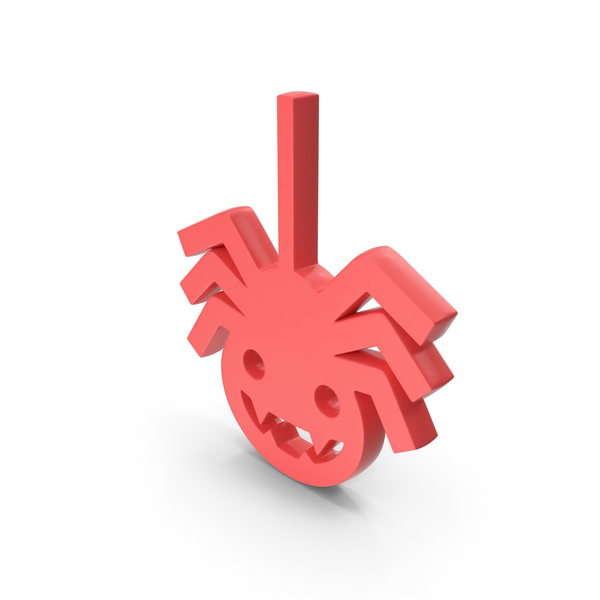 Symbols: Halloween Decorative Hanging Spider Logo PNG & PSD Images