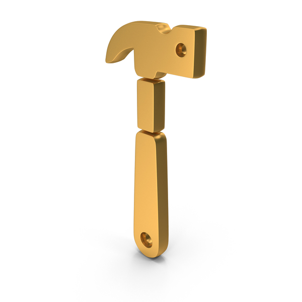 Hammer Icon Gold PNG Images & PSDs for Download PixelSquid S11975635F