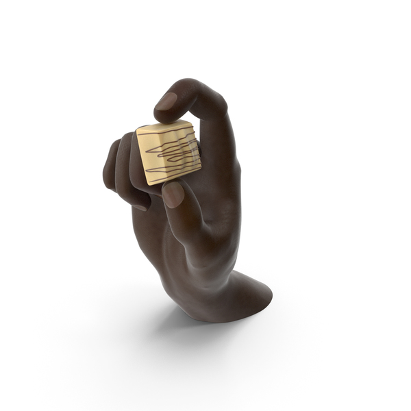 Hand Black Holding a Square Chocolate Truffle PNG & PSD Images Hand Black Holding a Square Chocolate Truffle PNG & PSD Images