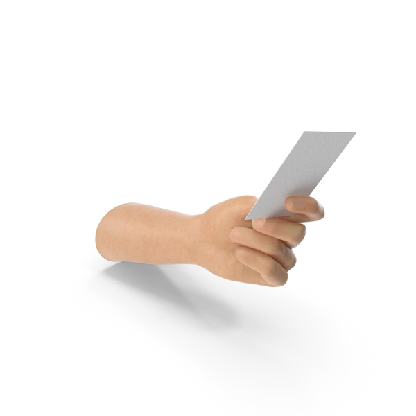 Hand Holding a Blank Card PNG & PSD Images Hand Holding a Blank Card PNG & PSD Images