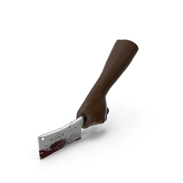 Hand Holding a Bloody Cleaver PNG & PSD Images Hand Holding a Bloody Cleaver PNG & PSD Images