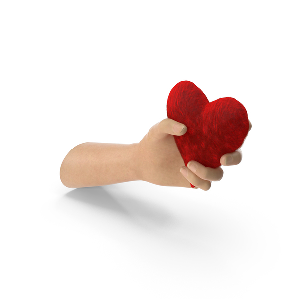 Hand Holding a Fluffy Heart PNG & PSD Images Hand Holding a Fluffy Heart PNG & PSD Images