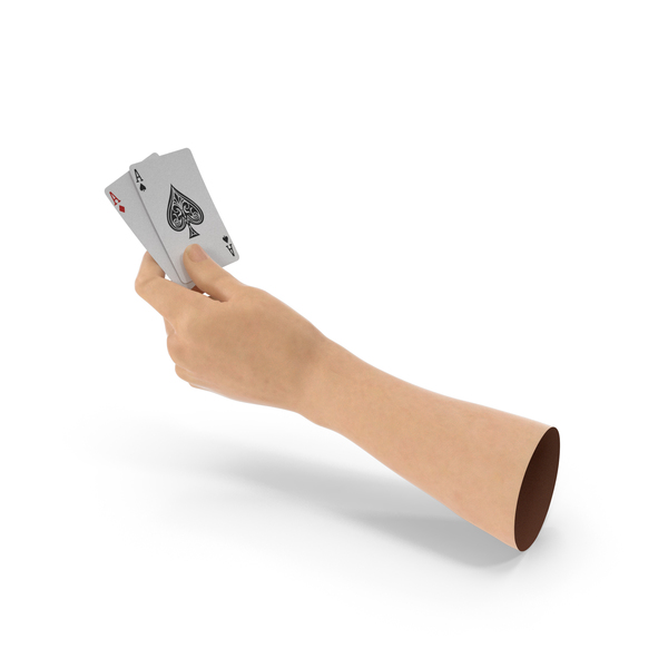 Playing Cards: Hand Holding a Pair of Aces PNG & PSD Images Playing Cards: Hand Holding a Pair of Aces PNG & PSD Images