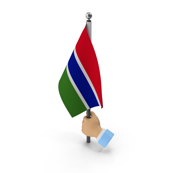 Hand Holding Flag Gambia PNG & PSD Images