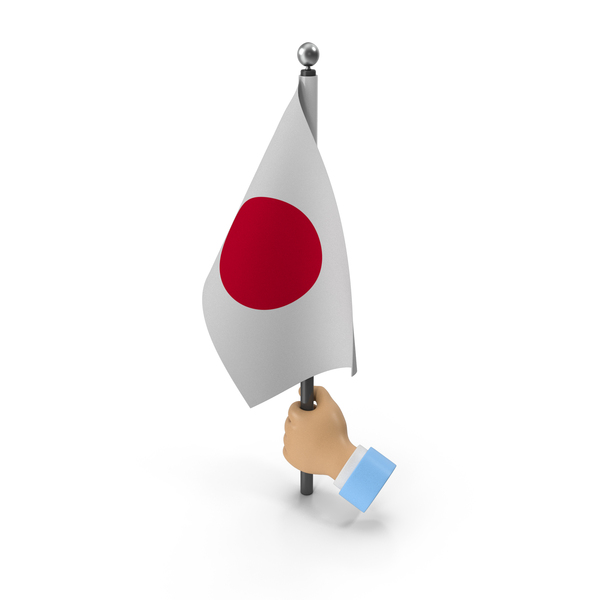 Hand Holding Flag Japan PNG & PSD Images