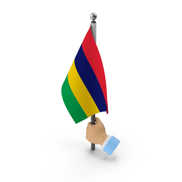 Hand Holding Flag Mauritius PNG & PSD Images