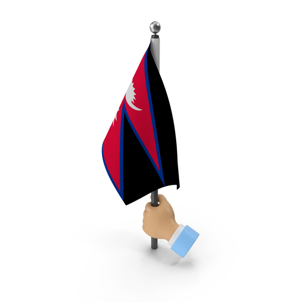 Hand Holding Flag Nepal PNG & PSD Images