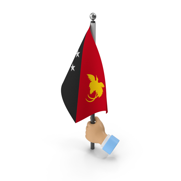 Hand Holding Flag Papua New Guinea PNG & PSD Images