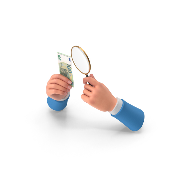 Banknote: Hand Holding Magnify Find Euro 100 Note PNG & PSD Images Banknote: Hand Holding Magnify Find Euro 100 Note PNG & PSD Images