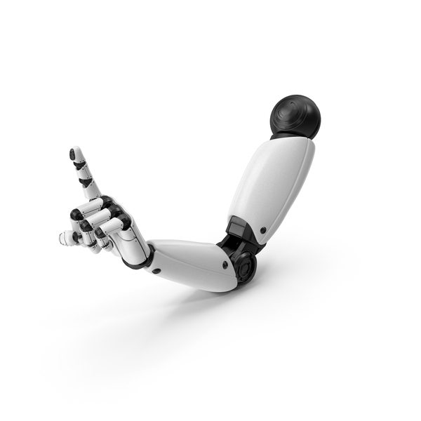 Hand Of Humanoid Robot One Finger Pose PNG & PSD Images Hand Of Humanoid Robot One Finger Pose PNG & PSD Images