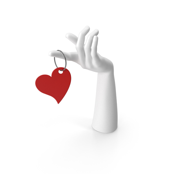 Cartoon: Hand With Keychain Heart PNG & PSD Images Cartoon: Hand With Keychain Heart PNG & PSD Images