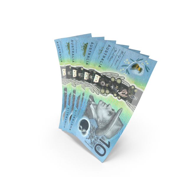 Handful of 10 Australian Dollar Banknote Bills PNG & PSD Images Handful of 10 Australian Dollar Banknote Bills PNG & PSD Images
