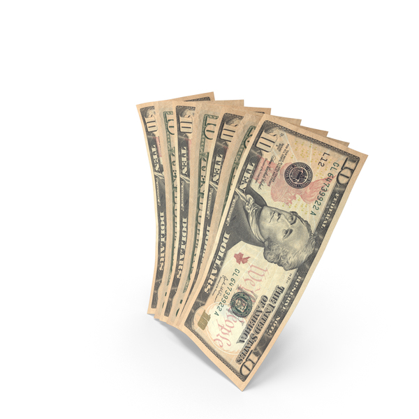 Ten Bill: Handful of 10 US Dollar Banknote Bills PNG & PSD Images Ten Bill: Handful of 10 US Dollar Banknote Bills PNG & PSD Images