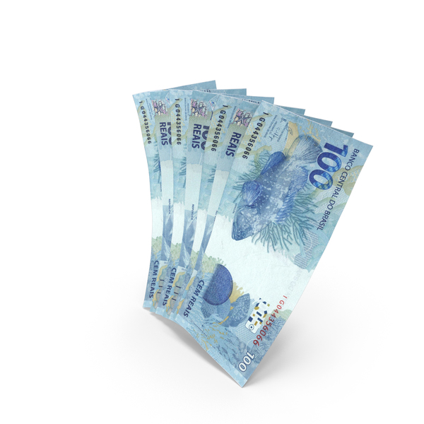 Handful of 100 Brazilian Real Banknote Bills PNG & PSD Images Handful of 100 Brazilian Real Banknote Bills PNG & PSD Images