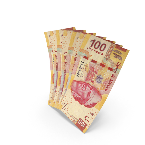 Handful of 100 Mexican Peso Banknote Bills PNG & PSD Images Handful of 100 Mexican Peso Banknote Bills PNG & PSD Images