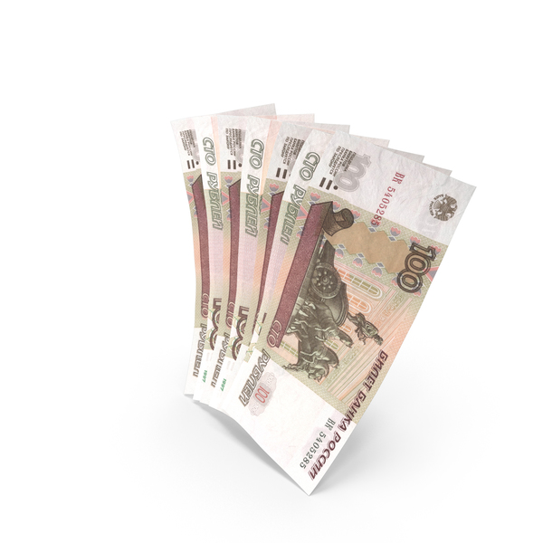 Handful of 100 Russian Ruble Banknote Bills PNG & PSD Images Handful of 100 Russian Ruble Banknote Bills PNG & PSD Images