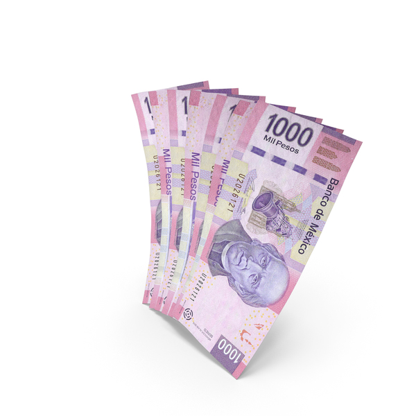 Handful of 1000 Mexican Peso Banknote Bills PNG & PSD Images Handful of 1000 Mexican Peso Banknote Bills PNG & PSD Images