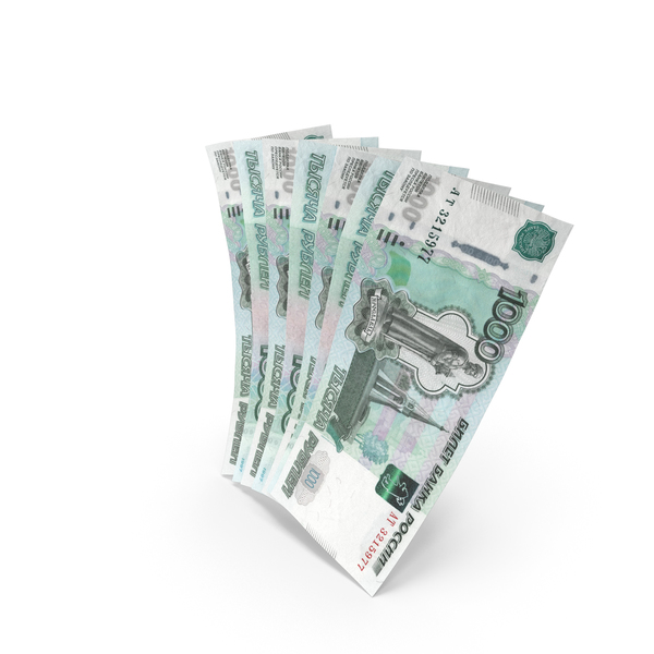 Handful of 1000 Russian Ruble Banknote Bills PNG & PSD Images Handful of 1000 Russian Ruble Banknote Bills PNG & PSD Images