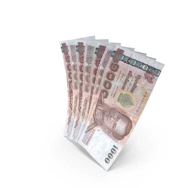 Handful of 1000 Thai Baht Banknote Bills PNG & PSD Images Handful of 1000 Thai Baht Banknote Bills PNG & PSD Images