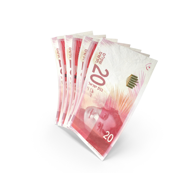 Handful of 20 Israeli Shekel Banknote Bills PNG & PSD Images Handful of 20 Israeli Shekel Banknote Bills PNG & PSD Images