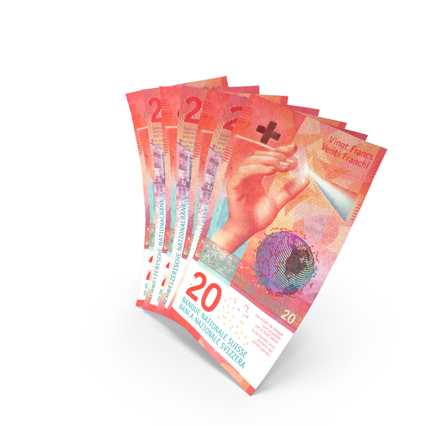 Handful of 20 Swiss Franc Banknote Bills PNG & PSD Images Handful of 20 Swiss Franc Banknote Bills PNG & PSD Images